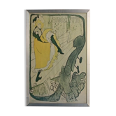 Affiche d'une reproduction d'affiche 1900 de Toulouse Lautrec