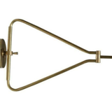 Italian articulable white wall lamp