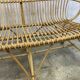 Vintage rattan bench