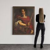 Rare painting portrait of Julius Caesar from the 17th century