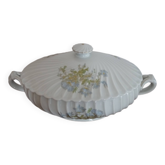 Soupière porcelaine Limoges Haviland - Modèle torse Margaux - 35,5 cm