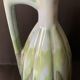 Pichet grès flamme bleu vert