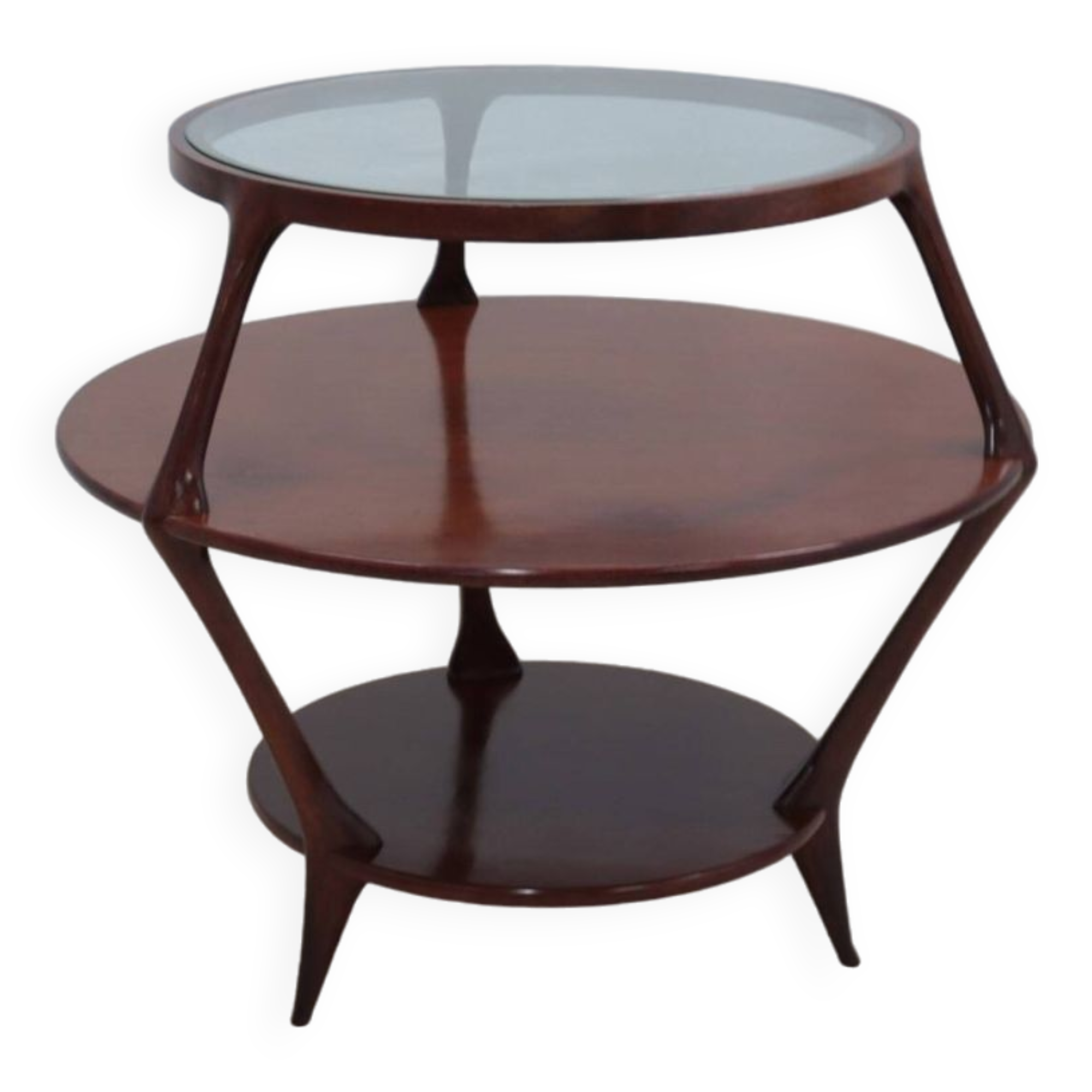 Pierluigi Giordani occasional round coffee table 1950s