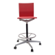Maarten Van Severen .04 red high desk or bar chair