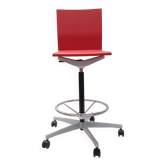 Chaise haute ou de bar rouge Maarten Van Severen .04