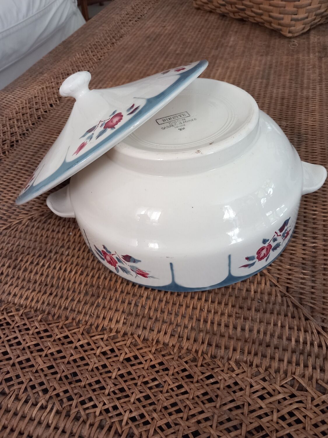 Soupière Digoin Sarreguemines