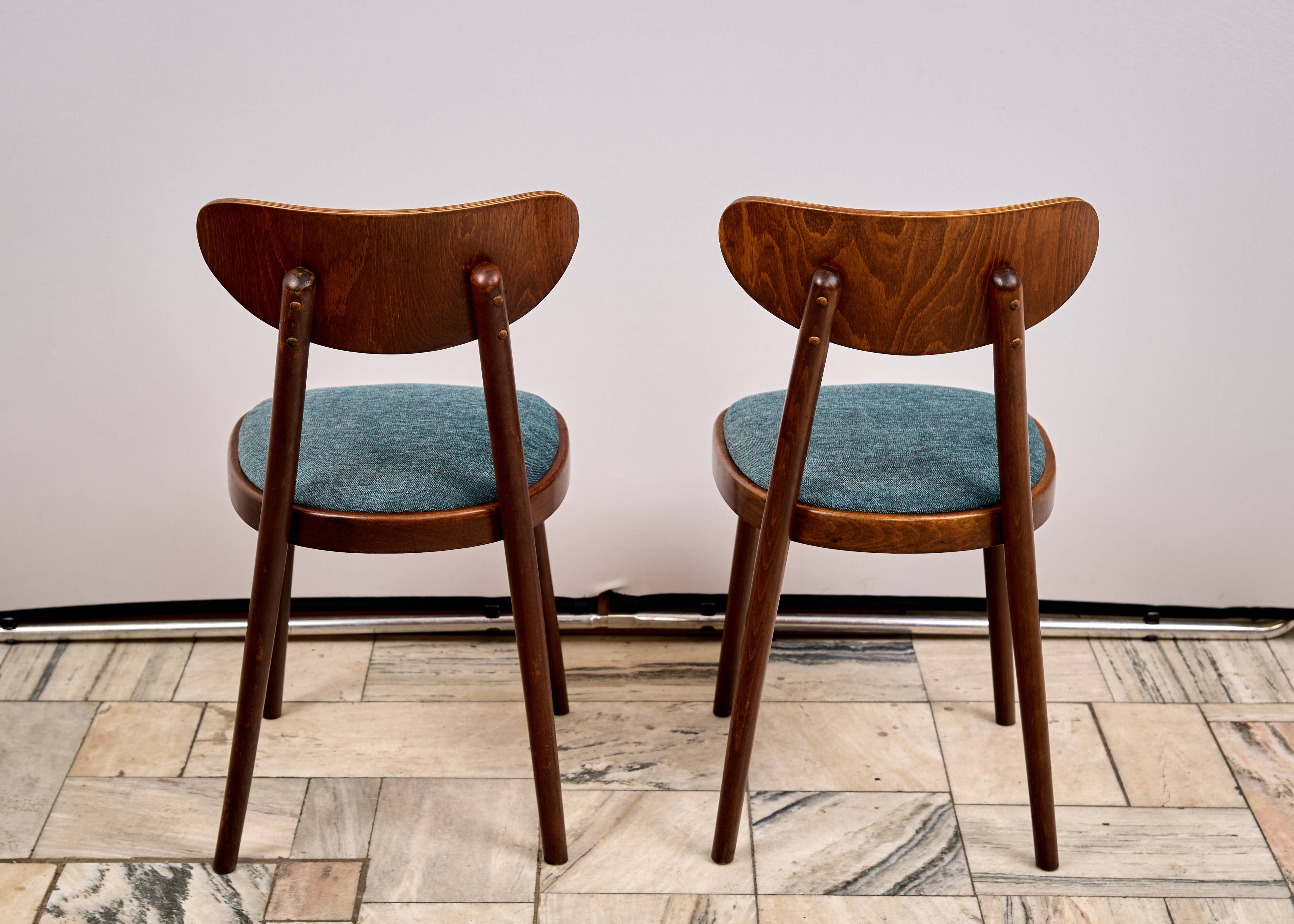 Set of 4 Dining Chairs, TON, 1960s, Czechoslovakia