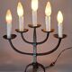 Brutalist 5-light candelabra 1950/1960.