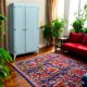 Mado 1940 blue/grey green kitchen cabinet buffet