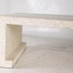 Coffee table in bone.