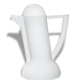 Service à café en porcelaine, colori blanc, design allemand de Lutz Rabolt édité par Arzberg