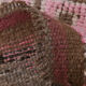 Tapis herki runner rose et marron 3x10, 307x88cm