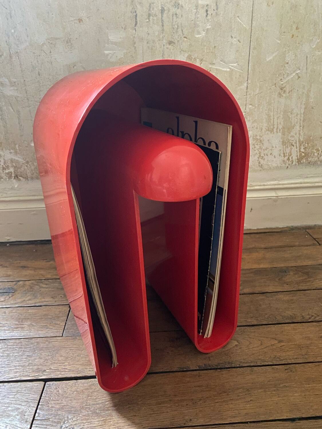 Magazine holder Rodolfo Bonetto space age 1960