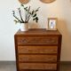 Commode vintage chene foncé