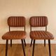 Super comfortable faux leather chairs