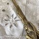 Flower and dragonfly wall lamp in art nouveau style brass