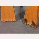 Paire de chaises vintage en bois vers 1960