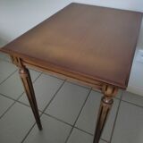 Side table solid wood varnished