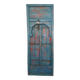 Small old door, Indian furniture, beautiful blue patina