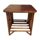 Coffee table or piece of rattan sofa from the 70s
