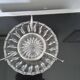 Serving dish in crystal for caviar