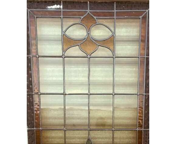 Separation Of Three Doors In Stained Glass Art Deco Period 1900 Selency Separation Of Three Doors In Stained Glass Art Deco Period 1900 Selency