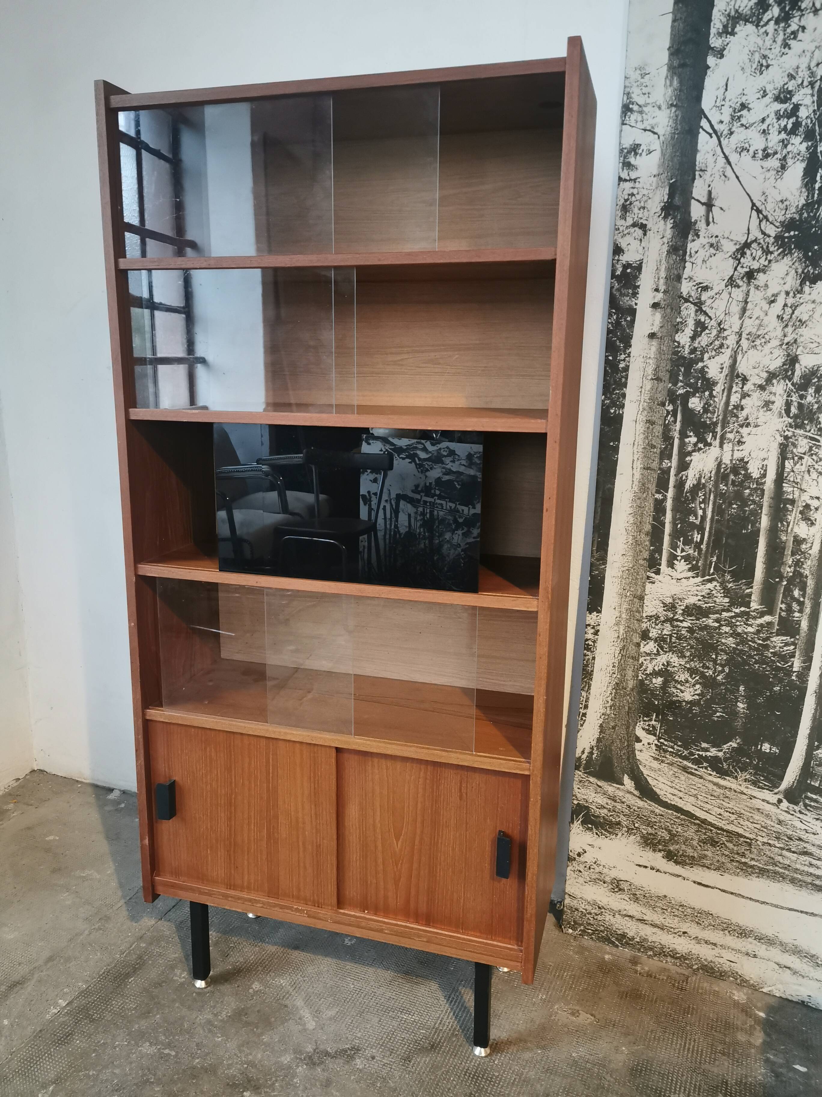 Bookcase, vintage shelf from the 60s