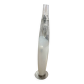 Lampe en verre fumé