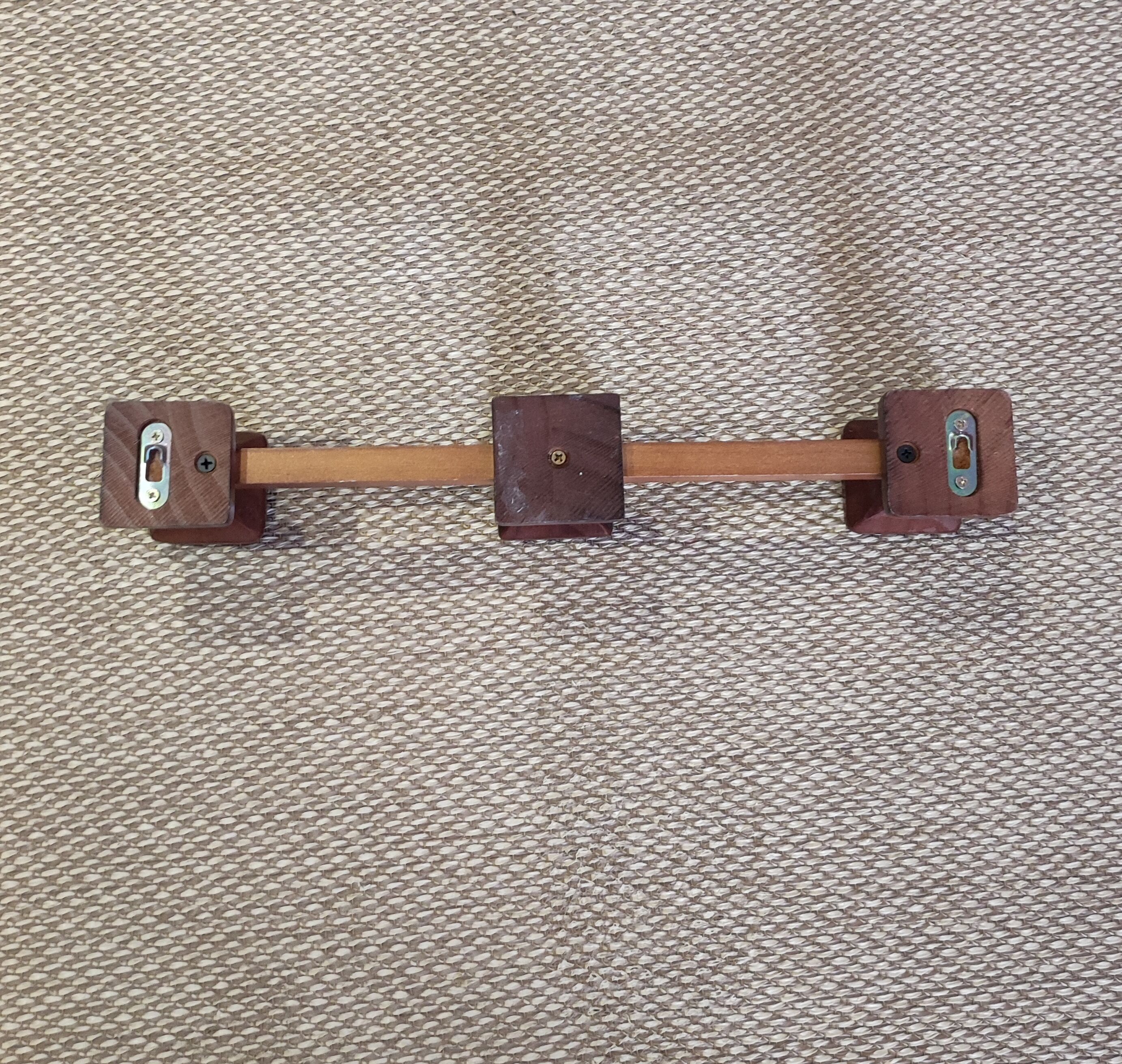 Scandinavian style wooden coat rack