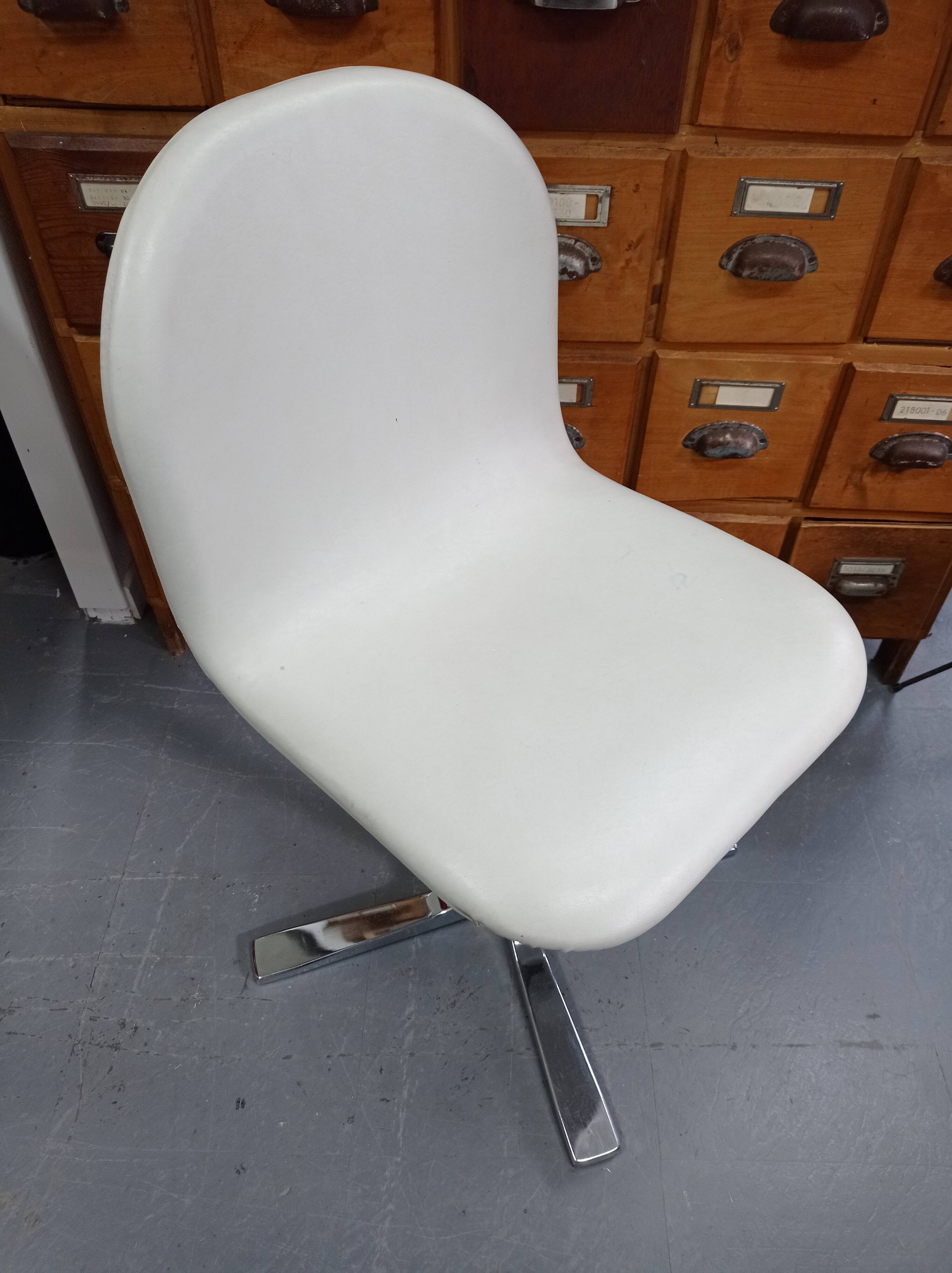White skai chair