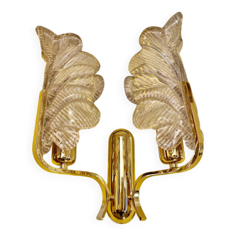 Carl Fagerlund  applique double verre murano , 1980s