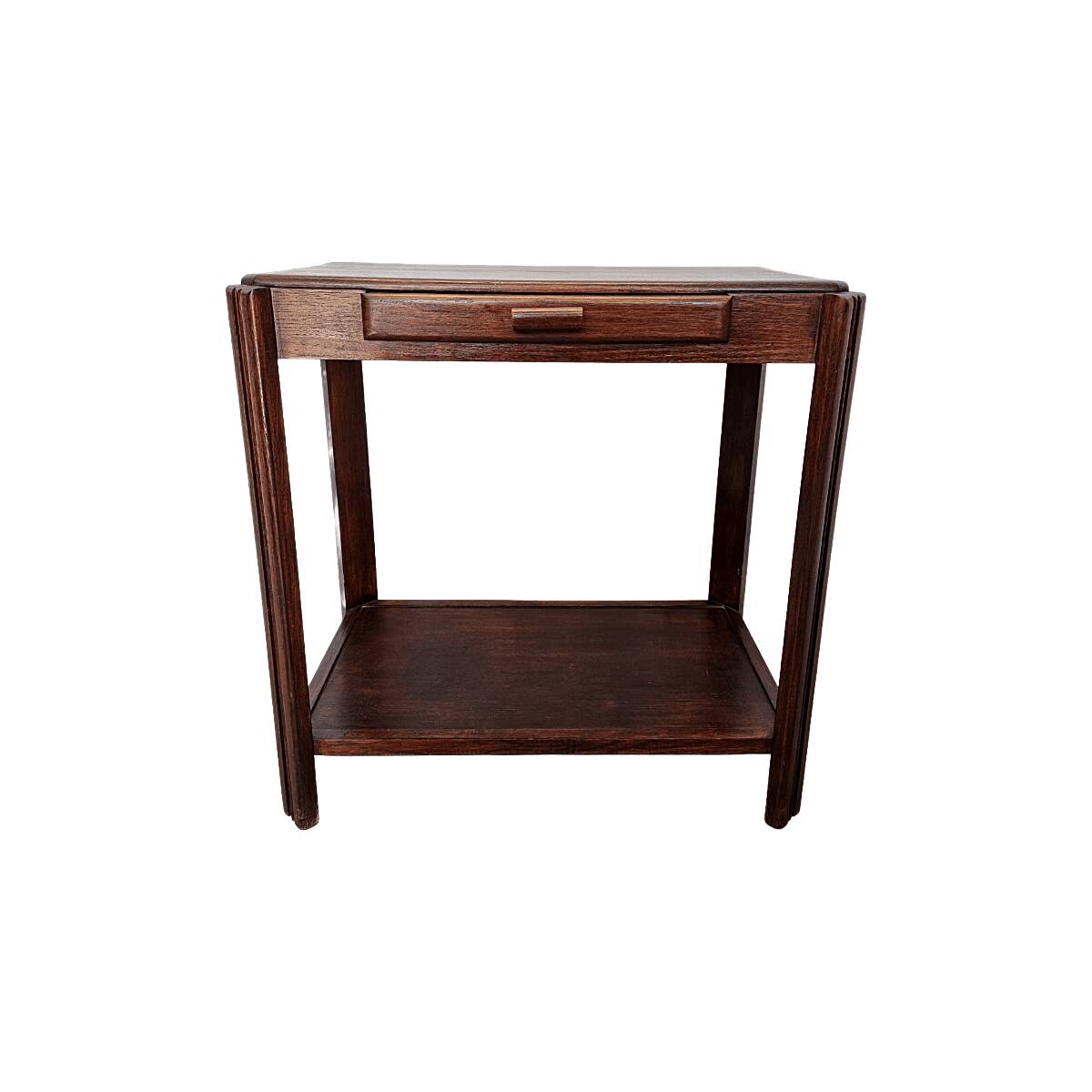 French Art Deco Table With Drawer, 1930s