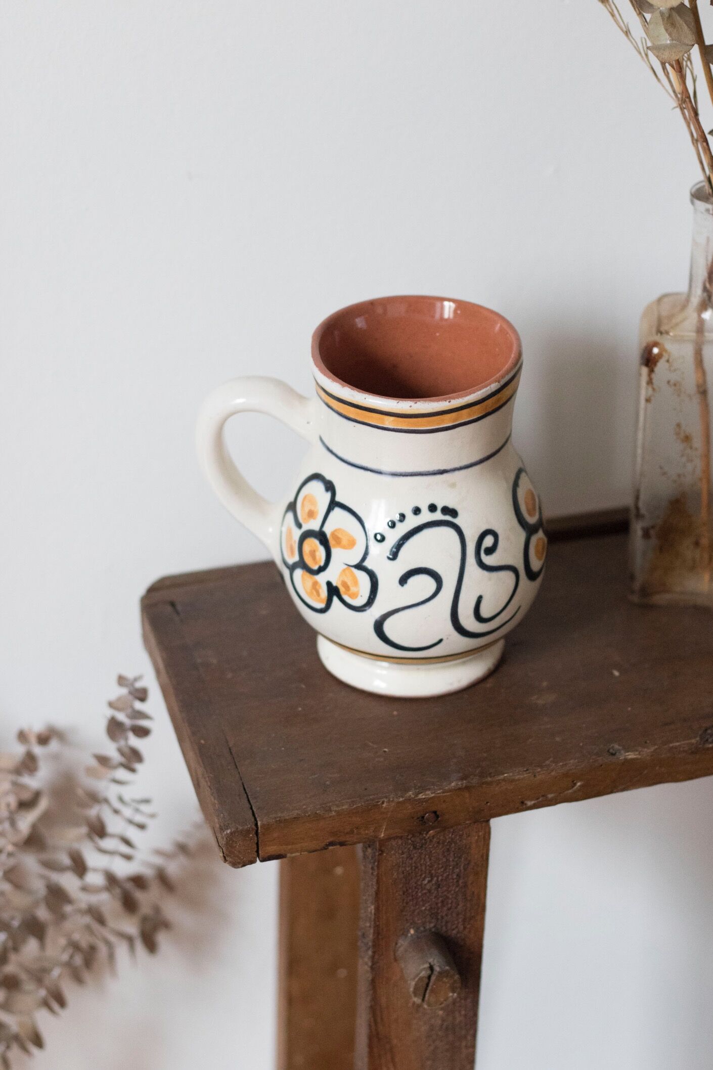 Pitcher - antique ceramic vase