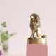 Royal poodle in gilded bronze, nineteenth century