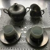 Tasse à café base etain