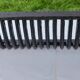 Cast iron log holder fireplace L 60 cm