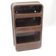 Brown plastic shelf Jan6Lin Viaud Prisunic