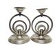 Art Deco candleholder, Germany, 1970s, set of 2