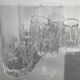 5 Bayel long drink crystal glasses France