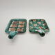 Lot of 2 dishes with 6 snails signed R.P. Robert Picault Vallauris