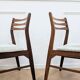 2 minimalist vintage Scandinavian chairs