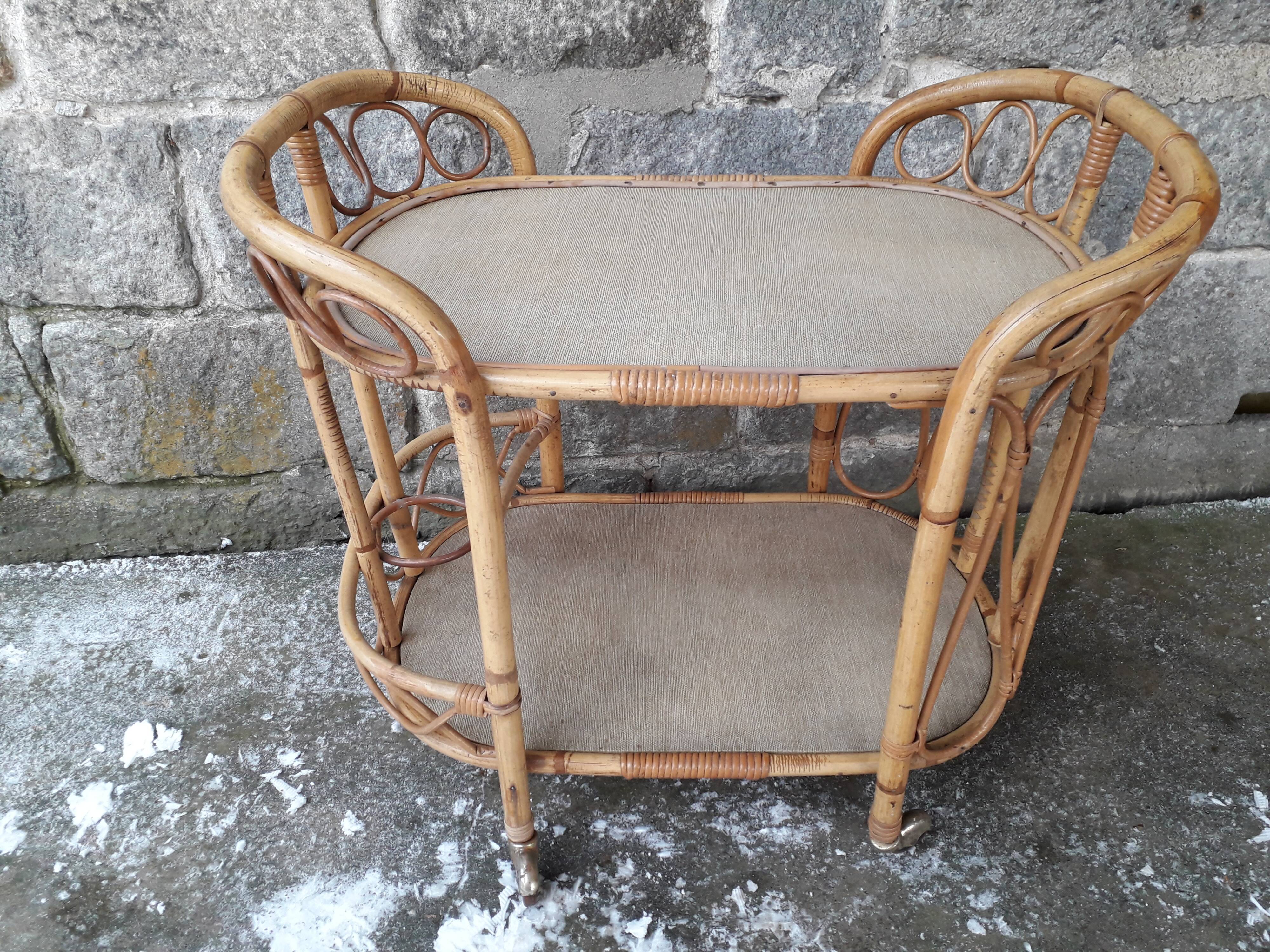 Rattan roller dessert