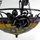 Lustre Art Déco en fer forgé par Augustin Louis Calmels, France, Circa 1920