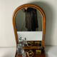 Miroir en rotin