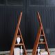 Pine wood bookcase or bedside table, 1970s