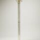 Acrylic glass and brass floor lamp Hollywood Regency, 1970s