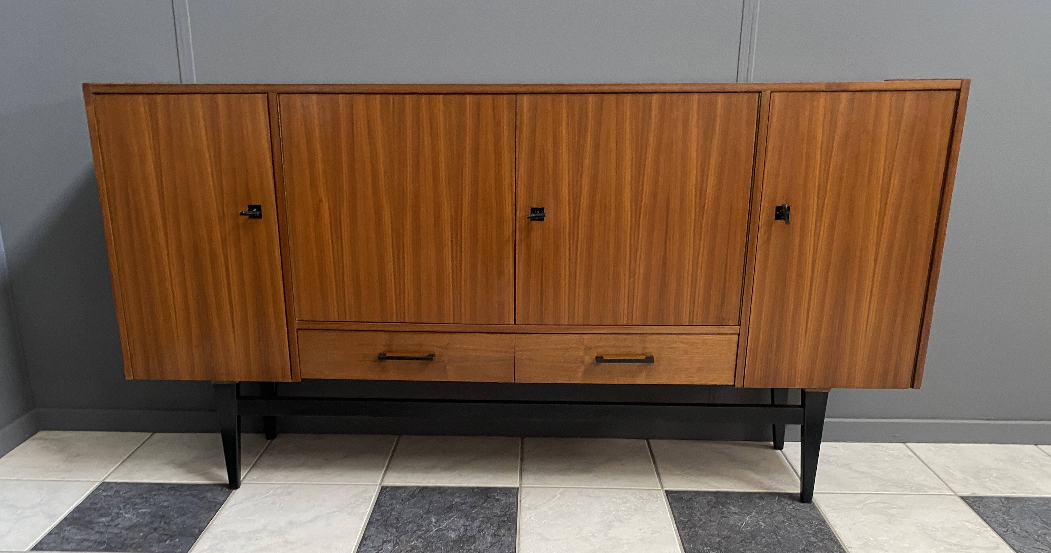 wood sideboard 1970s