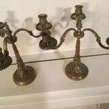 Candelabra gilded bronze 19th