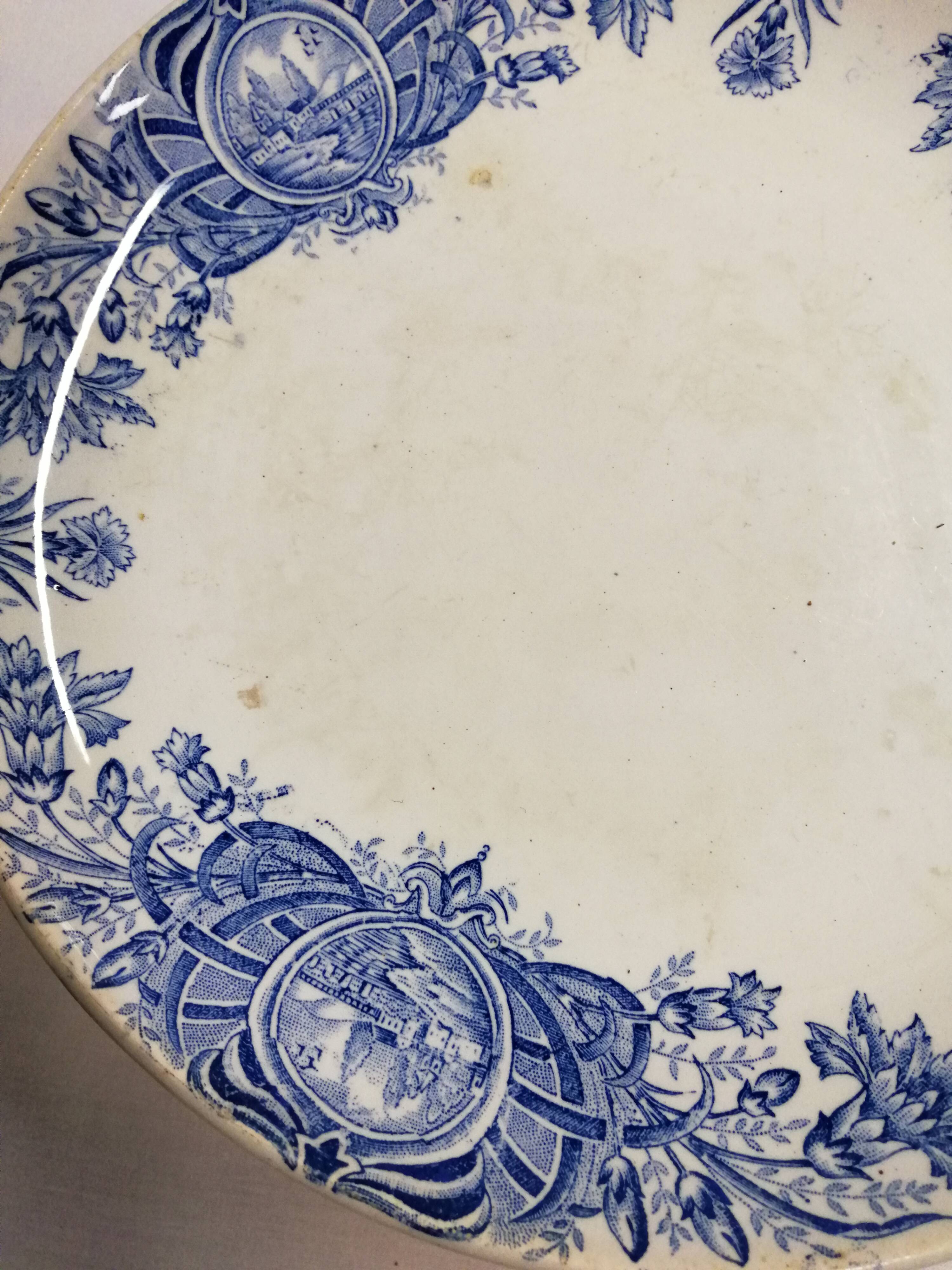 Old earthenware fruit bowl, Persian model