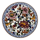 Large Gien plate, hand-decorated